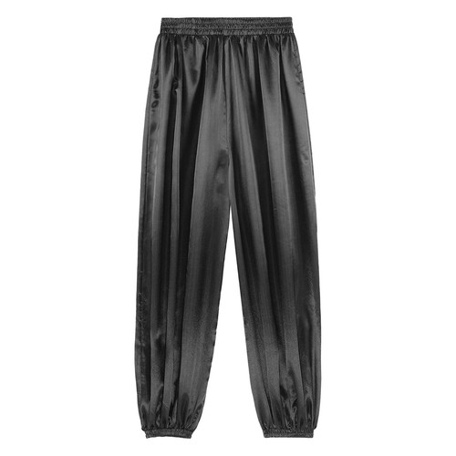 Womens Sweatpants Holiday Pants Festival Bloomers Satin Costumes Shiny Yoga - Picture 60 of 106