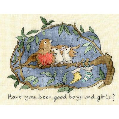 Bothy Threads Kreuzstich-Set ''Geht es dir gut?'', 21x16cm, XAJ6, Zählmuster