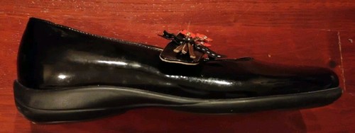 EQUERRY Girl's Black Patent Leather Mary Jane Shoes Size: US 2M, EUR 34 Italy - Picture 4 of 12