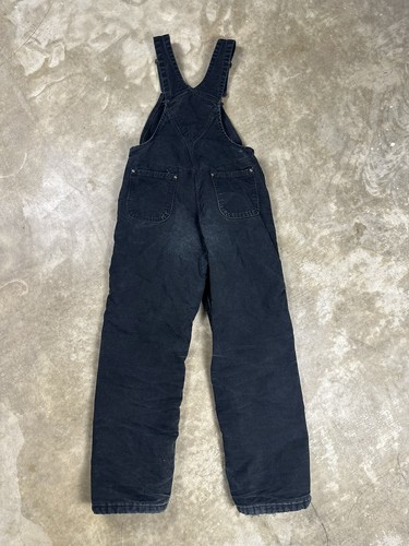 Vintage Carhartt YYR02 Boys X-Large Regular Duck Quilted Double Knee Overall Bib - Picture 9 of 12