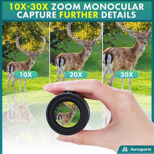 10-30x40 High Power Monocular - Waterproof Telescope for Bird Watching & Travel - Picture 5 of 11