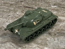 TIM-MEE Toys Plastic Toy Korean War Era U.S. Army M48 Patton Tank