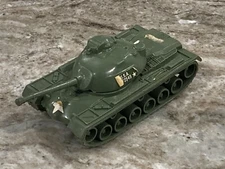 TIM-MEE Toys Plastic Toy Korean War Era U.S. Army M48 Patton Tank