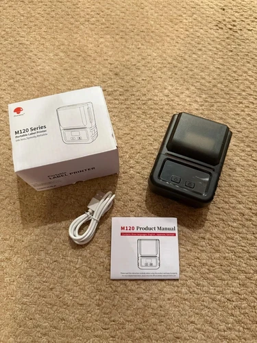 Phomemo M120 Label Printer - Bluetooth Thermal Label Maker iSO Android