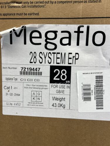 Baxi 630 100000 BTU Gas Boiler - White (7712023)