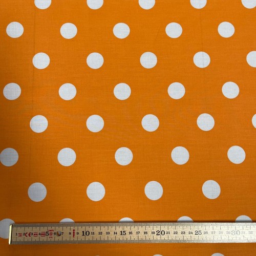 Polka Dot Polycotton - 50 different Colours and Dot Sizes Sold By The Metre - Picture 110 of 137