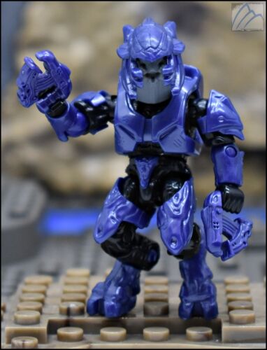 HALO MEGA CONSTRUX PURPLE ELITE MERCENARY MINI FIGURE MAF 12 INFINITE SERIES 1 - Picture 2 of 5