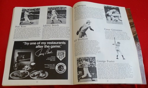 1978 Reds Braves Scorebook + November 1985 Baseball Hobby News; Pete Rose, etc. - Picture 6 of 6