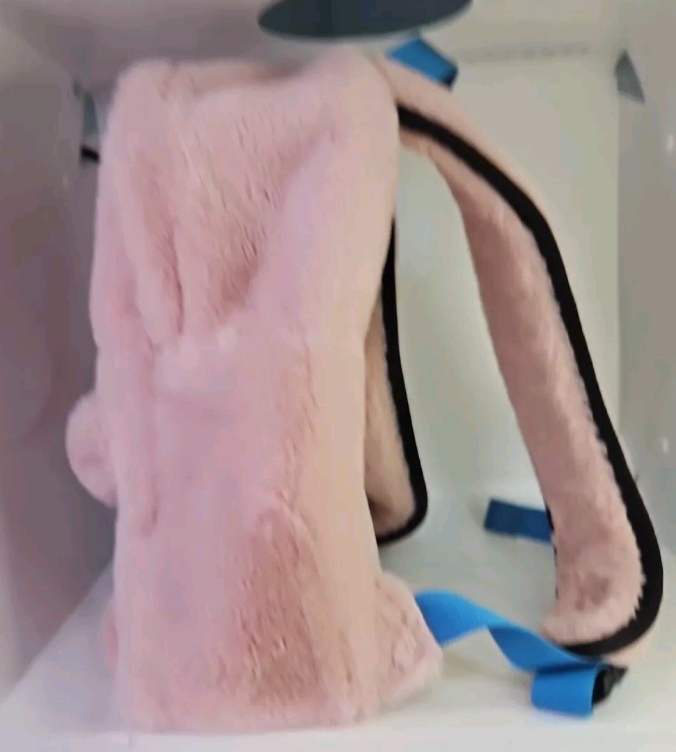 KAVU Fuzz Cub Pink Fuzzy Backpack KAVU Fuzz Cub Pink Fuzzy Backpack | eBay main image 4