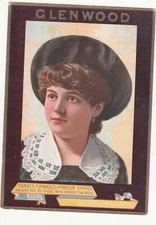 Glenwood Ranges Stoves Weir Stove Chas Allen Hartford CT Brown Vict Card c1880s