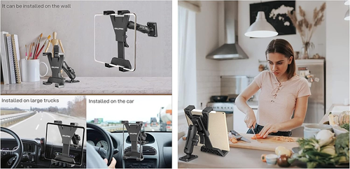 Support tablette robuste pour camions, support iPad et Galaxy, 7"-11 - Photo 7/12