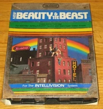Intellivision Beauty and the Beast w/ Manual + Inlays Mattel Imagic 1982 