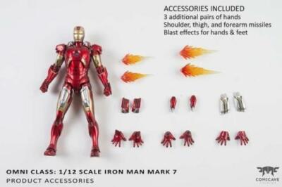 Comicave Iron Man MK21 1//12 Diecast Alloy Soldier Action Figure