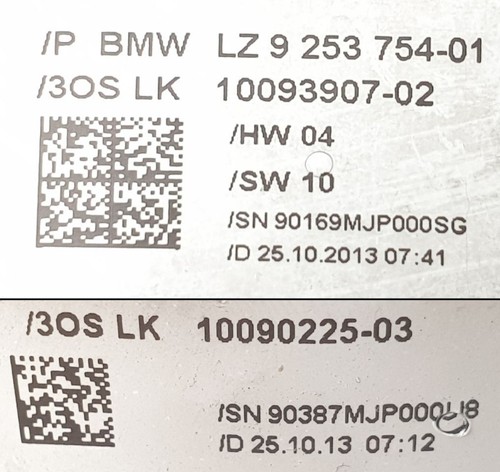 BMW SERIE 1 12-15 F20 116D COMBINACIÓN LIMPIAPARABRISAS/INDICADOR TALLO SQUIB 9253754 - Imagen 11 de 12