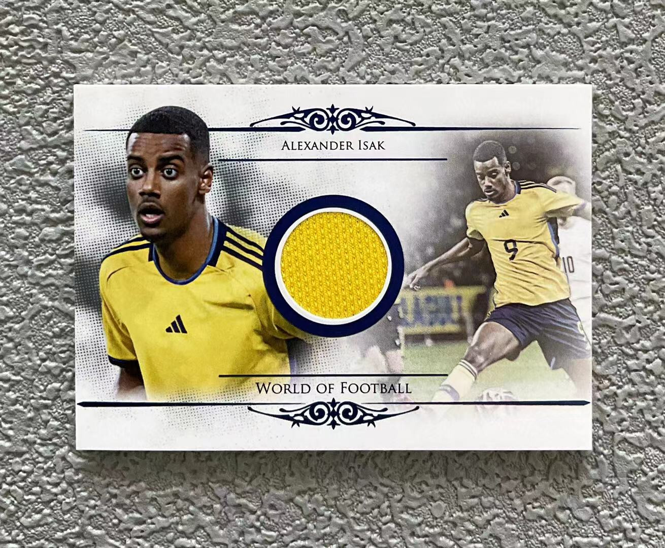 2024 Futera Unique Nostalgia ALEXANDER ISAK World of Football Jersey 05/10