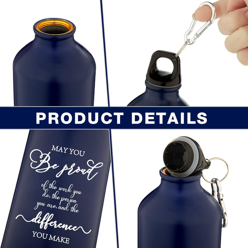 10 Pcs Employee Appreciation Gifts Thank You Water Bottle 20Oz Best Team Ever Al - Picture 3 of 7