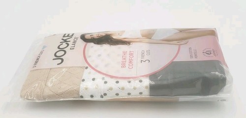 Jockey 3-Pack Breathe Comfort French Cut Panty Underwear 6/M 100% Cotton New - Picture 3 of 7