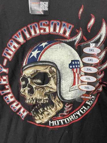 🔥 Harley Davidson Motorcycles Black Shirt Garden State Morris Plains NJ Men 3XL