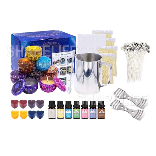 138PCS Candle Making Kit Wicks Stick Pouring Pot Candles Craft DIY Accessory - Picture 9 of 9