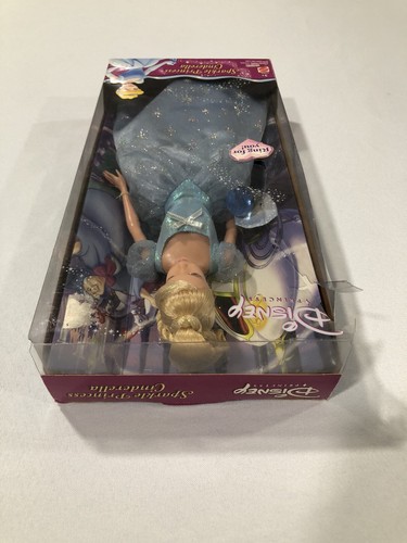 Mattel Disney Princess Sparkle Princess Cinderella Puppe 2004 Box beschädigt - Bild 4 von 13