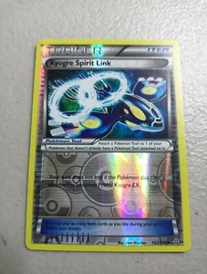 Kyogre Spirit Link 132/160 Reverse Holo Pokemon XY Primal Clash  2015