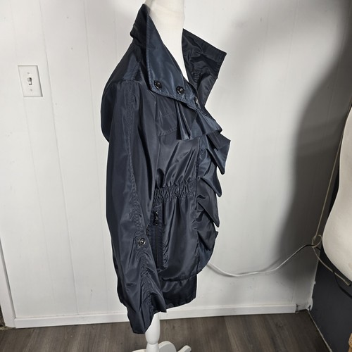 G. E. T. WMS Sz S Black Color Poly Lt Weight Hooded Jacket B11 - Picture 7 of 23