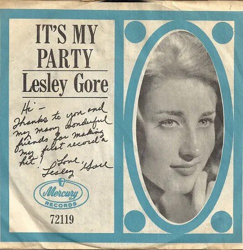 Lesley Gore Its My Party Vinyl Single 7inch Mercury