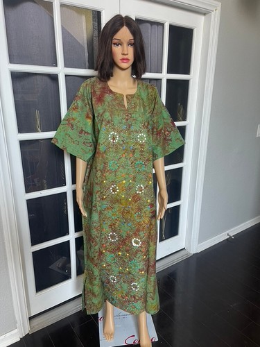 DMI FASHIONS -Hand-Painted Tie & Dye Dress – Luxurious, Light & Effortlessly Sty - Picture 4 of 38