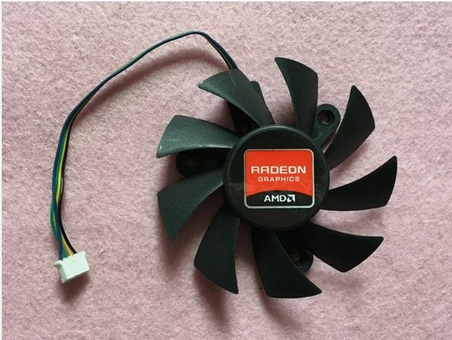 Fan Replacement 47mm 4Pin FD8015U12S 12V 0.5A R108 75mm ATI AMD HD7850 HD7950 - Picture 2 of 5