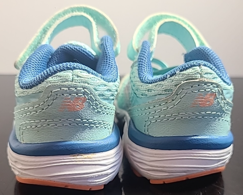 New Balance baby shoes Size 2 Infant Toddler Sneakers GREAT BABY GIFT AQUA BLUE - Picture 7 of 11