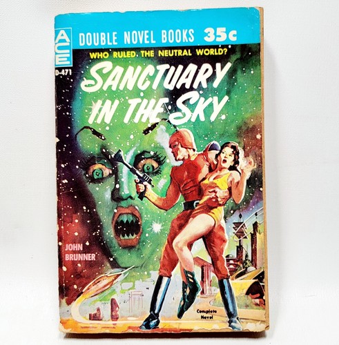 Sanctuary in the Sky Jack Brunner Secret Martians Jack Sharkey Ace Double PB '60 - Picture 5 of 6