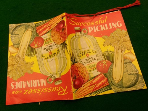 Successful pickling Heinz white vinegar recipe booklet French & English - Picture 2 of 2