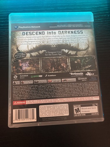 Hunted: The Demon's Forge (Sony PlayStation 3, 2011) - Imagen 2 de 3