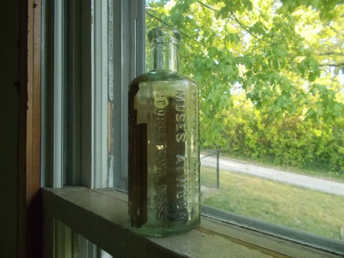 BOTELLA ATWOOD'S ICTERICE BITTERS GEORGETOWN, MASS EMB CON ETIQUETA PRINCIPIOS DE 1900 - Imagen 8 de 8