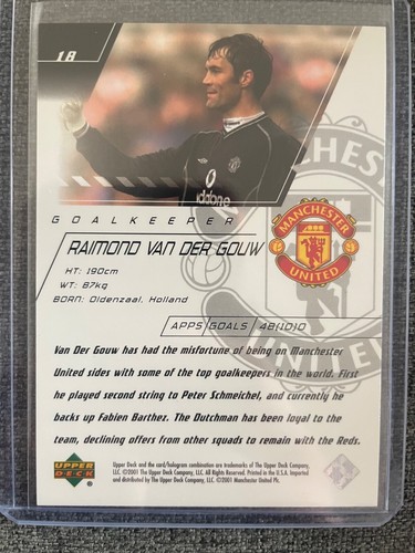 Upper Deck Manchester United 2001-2002 Trading Cards ( Pick Your Cards ) - Picture 38 of 272