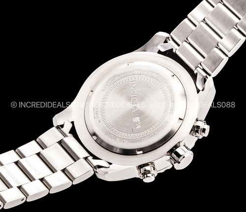 Invicta Men MLB BOSTON RED SOX PRO DIVER CHRONOGRAPH Silver Dial Bracelet Watch - Picture 8 of 11