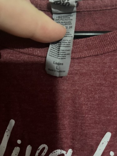 Diva Like Dolly Rebel Like Reba Parton McEntire Gr. Lg Instant Message Shirt rot - Bild 3 von 6