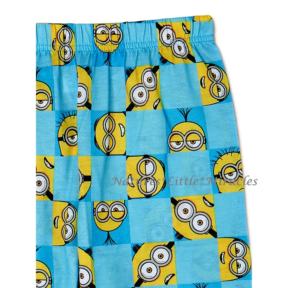 Minions Pijama Talla 4 5 6 7 8 Niños Niña Pantalones Cortos Camisa Conjunto Verano Rise of Gru Nuevo con Etiquetas Foto 3 de 3