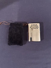 Vintage Aladin Labs JON-E Hand Warmer Chrome Finish With Pouch