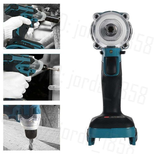 1/2" Cordless Impact Wrench Driver Brushless Rattle Gun For Makita 18V Battery - Picture 3 of 12