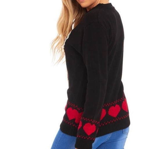 Rosso Nero all'ingrosso in pelle scamosciata scamosciata scamosciata Renna Cuore NATALE JUMPER (pacco da 6) 0d7ded Rosso Nero all'ingrosso in pelle scamosciata scamosciata scamosciata Renna Cuore NATALE JUMPER (pacco da 6) 0d7ded
