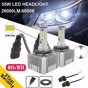 Pair-D1S-D3S-55W-26000LM-Car-CREE-LED-Conversion-Headlight-Lamps-KIT-6000K-White