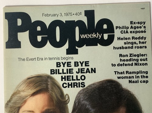 Billie Jean King Chris Evert signed People Magazine 1975 autographed beckett coa - Picture 8 of 12