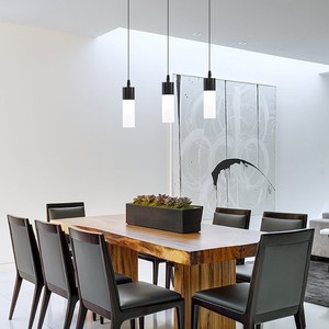 Details About Acrylic Pendant Lamp Dining Room Chandelier Bedroom Light Black Ceiling Fixtures