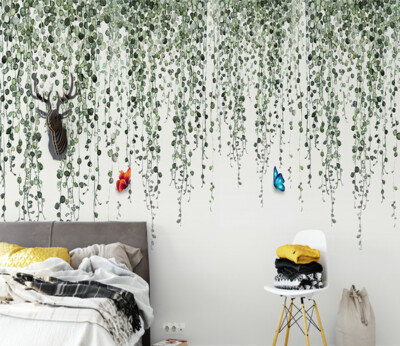 3D Green Tree Vine 43588NA Wallpaper Wall Murals Removable Wallpaper Fay