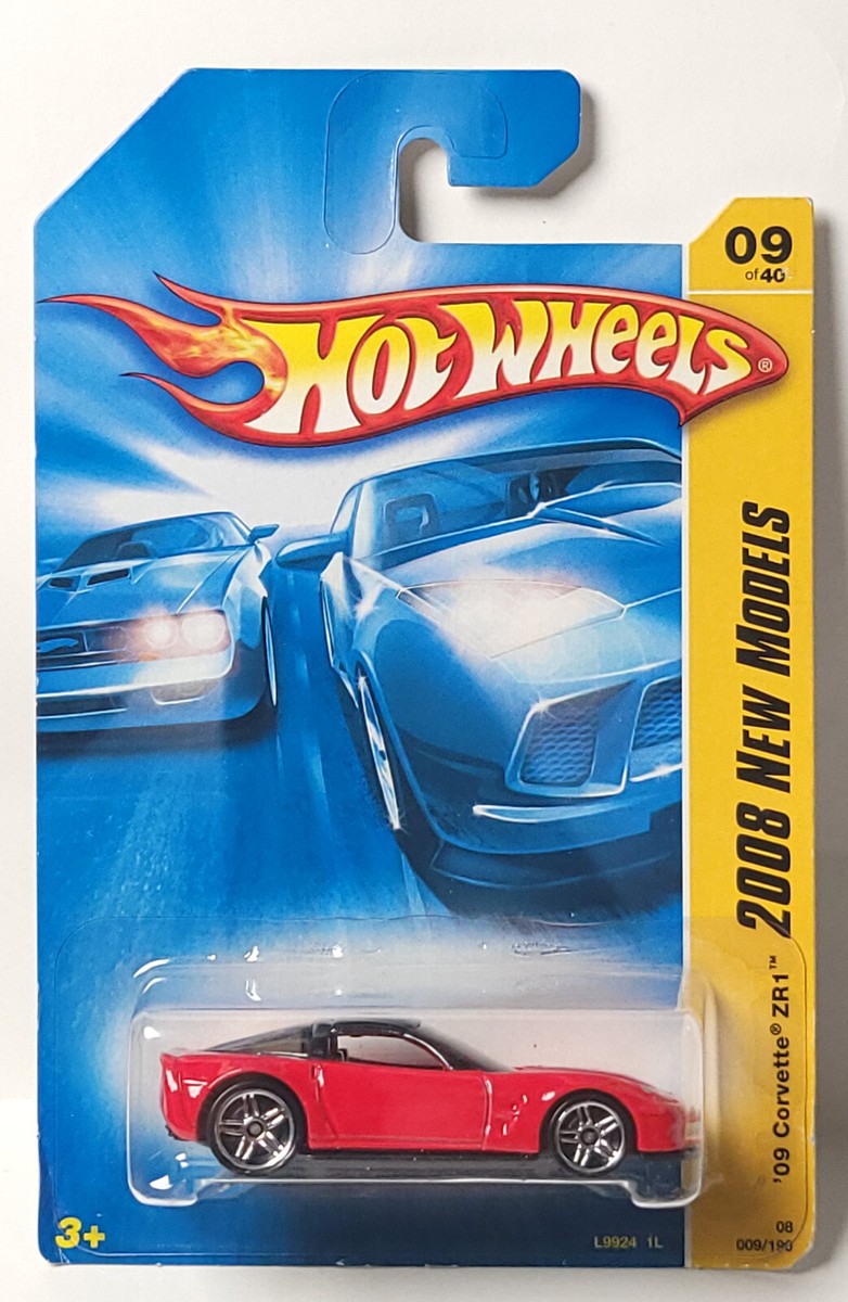 Hot Wheels '09 Corvette ZR1 red C6 2008 New Models | eBay
