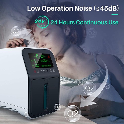 Home Use O×ygen Health ㏇centrator Care Machine Up to 7 Liter Remote Control - Picture 8 of 12