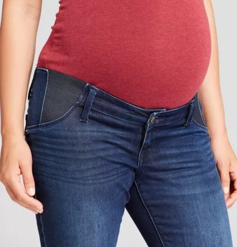 Under Belly Skinny Umstandsjeans - Isabel Maternity, dunkle Waschung, Gr. 10