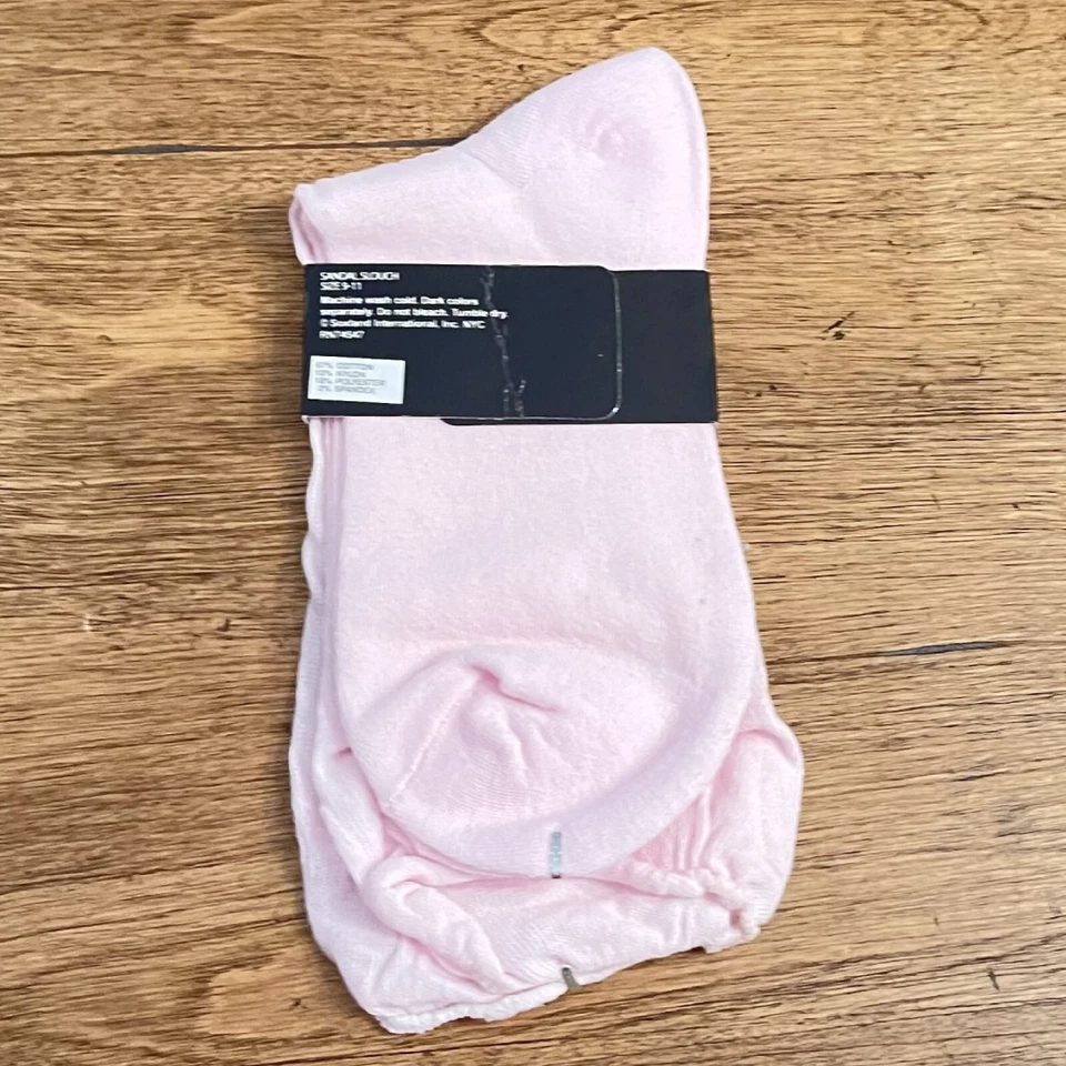 Calcetines holgados sandalia rosa Davco para mujer talla 9-11 algodón spandex Foto 3 de 4