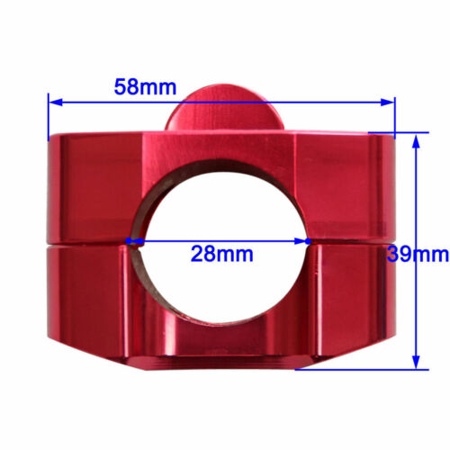 HandleBar Fat Bar Mount Clamps Risers Adaptor 7/8" to 1"-1/8" Dirt Pit Bike ATV - Picture 16 of 31